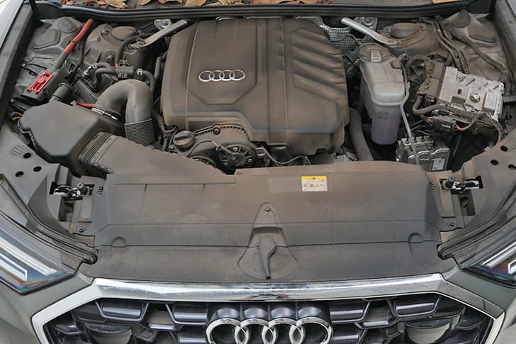 Open Bonnet Engine Shot