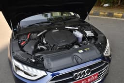 Audi A4 Open Bonnet Engine Shot