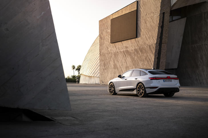 Audi A6 E Tron Rear View