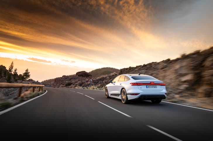 Audi A6 e-tron Rear View
