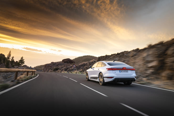 Audi A6 E Tron Rear View