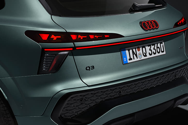 Audi New Q3 Rear View