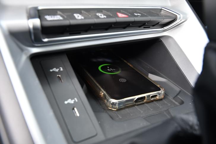 Audi Q3 Charging Ports