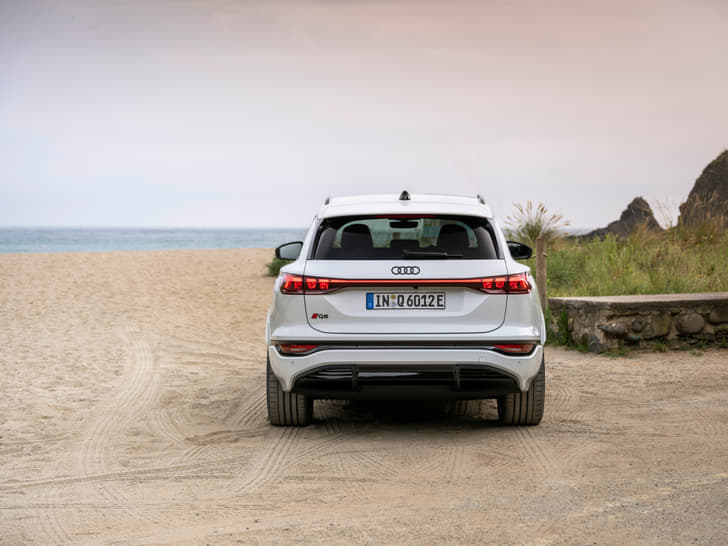 Audi Q6 e-tron Rear View Audi Q6 e-tron Rear View