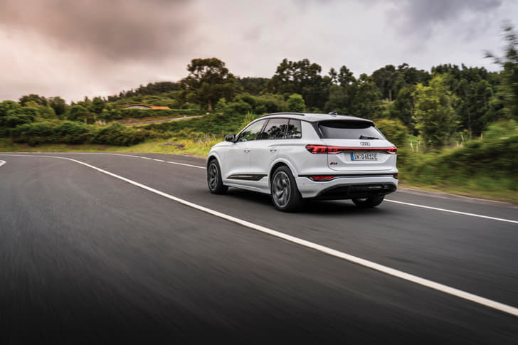 Audi Q6 e-tron Rear View Audi Q6 e-tron Rear View