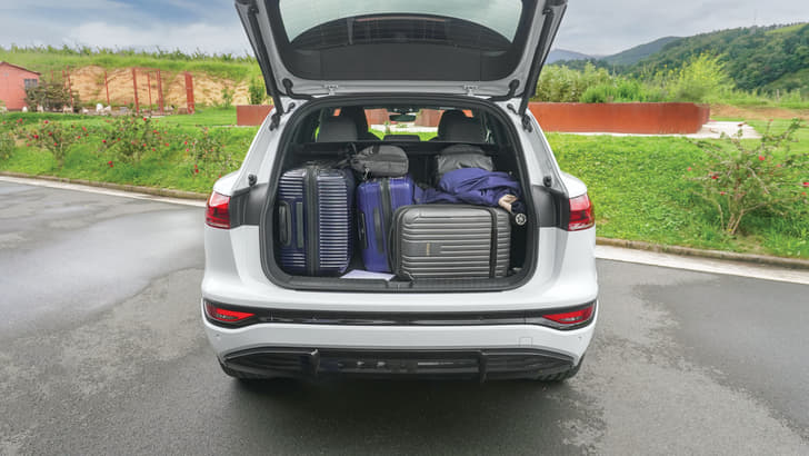 Audi Q6 e-tron Rear View Audi Q6 e-tron Rear View