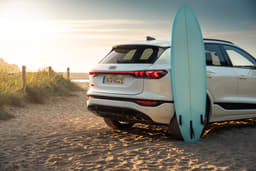 Audi Q6 e-tron Rear View Audi Q6 e-tron Rear View