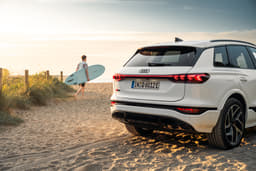 Audi Q6 e-tron Rear View Audi Q6 e-tron Rear View