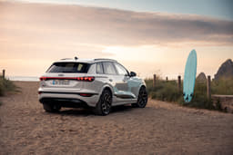 Audi Q6 e-tron Rear View Audi Q6 e-tron Rear View