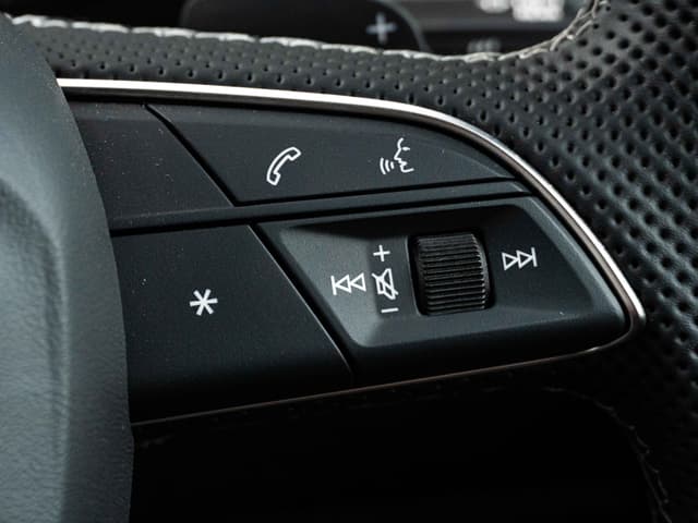 Leather Wrapped Steering Wheel Image - 33959