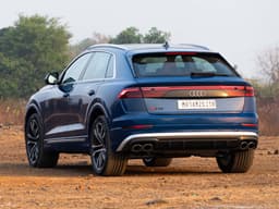 Audi Q8 Rear View Audi Q8 Rear View