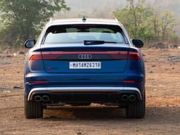 Audi Q8 Rear View Audi Q8 Rear View