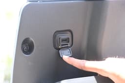 BGauss RUV 350 Charging Ports