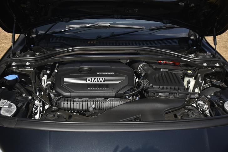 Bmw 2 Series Gran Coupe Open Bonnet Engine Shot