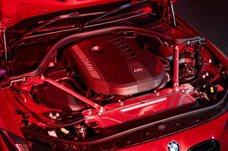 Open Bonnet Engine Shot