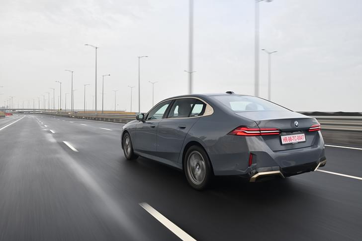Bmw 5 Series Lwb Rear View