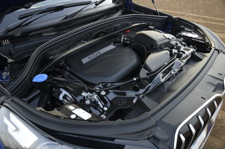 Bmw X1 Open Bonnet Engine Shot