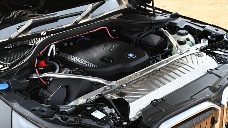Bmw X3 Open Bonnet Engine Shot