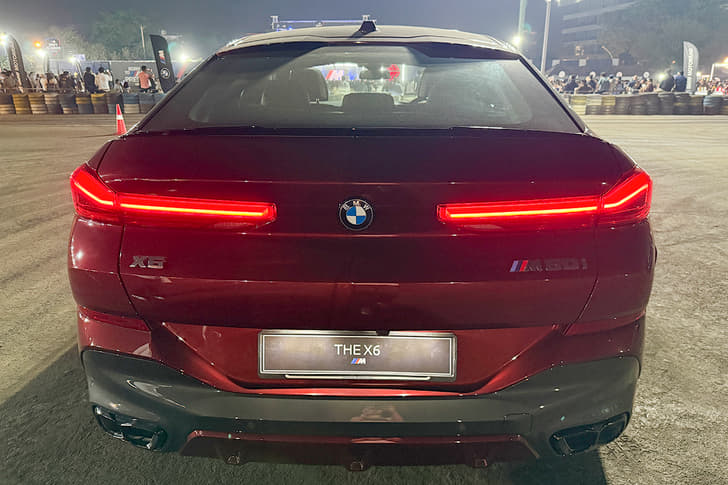 BMW X6 Rear View