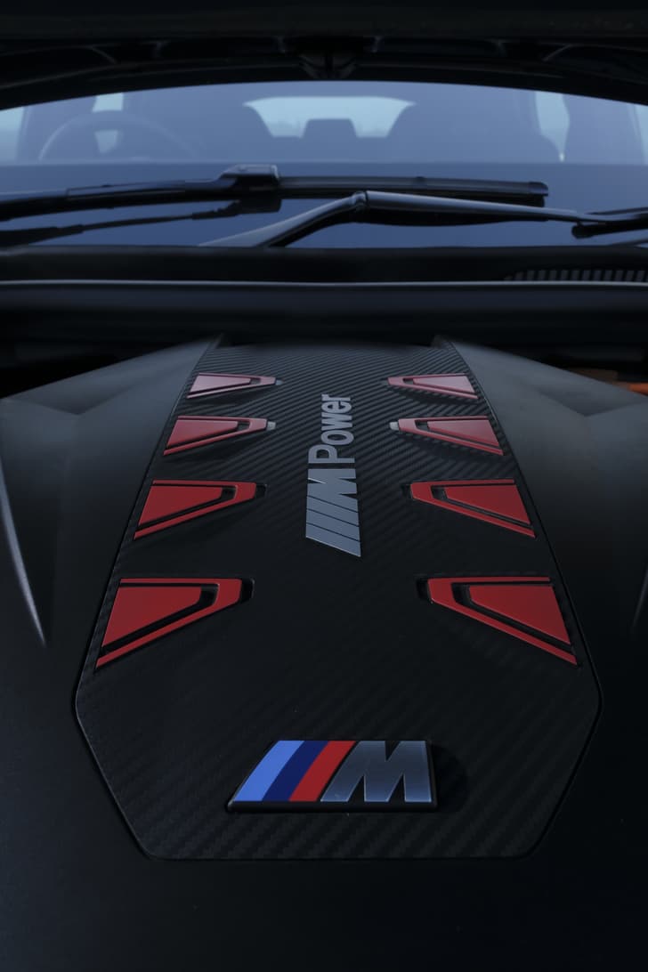 Bmw Xm Open Bonnet Engine Shot