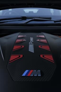 Bmw Xm Open Bonnet Engine Shot