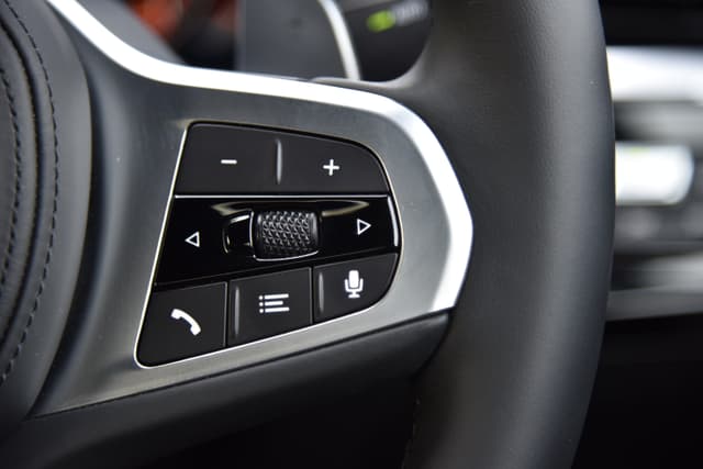 Leather Wrapped Steering Wheel Image - 7505