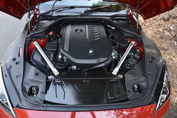 Open Bonnet Engine Shot