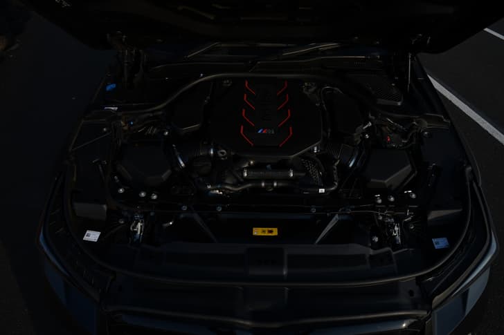 Bmw M5 Open Bonnet Engine Shot