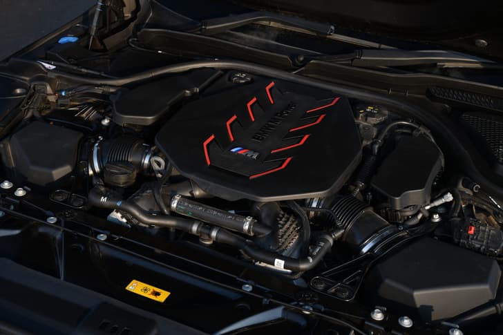 Bmw M5 Open Bonnet Engine Shot