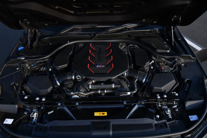 Bmw M5 Open Bonnet Engine Shot