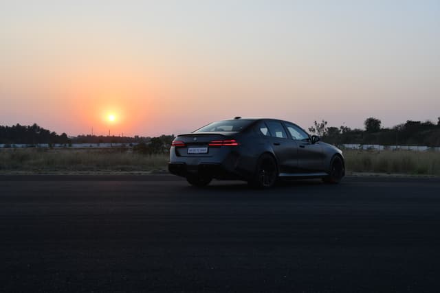 BMW M5 Rear View
