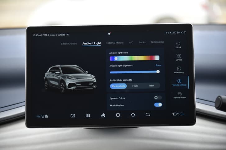 Byd Atto 3 Dashboard