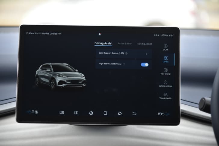 Byd Atto 3 Dashboard