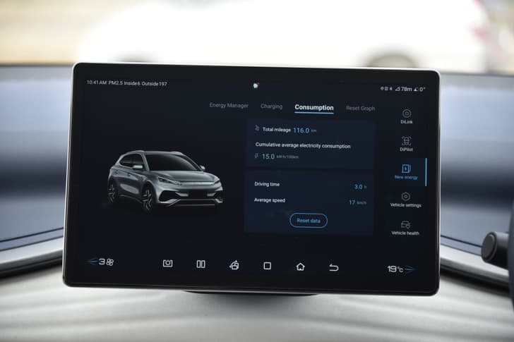 Byd Atto 3 Dashboard