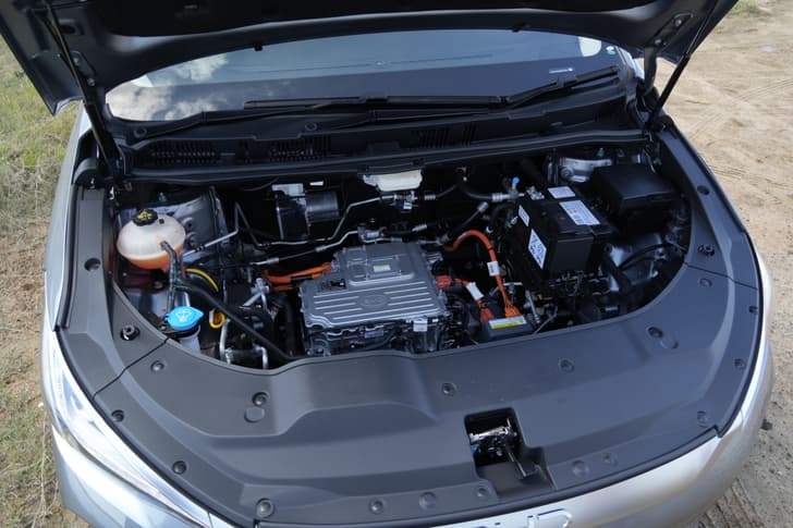 Open Bonnet Engine Shot