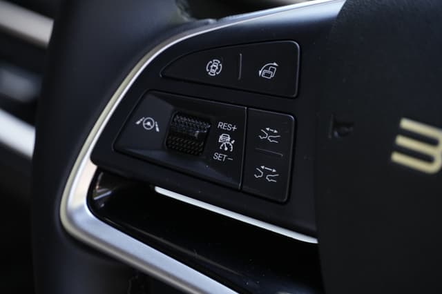Leather Wrapped Steering Wheel Image - 4292