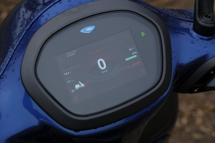 Bajaj Chetak Color Blue