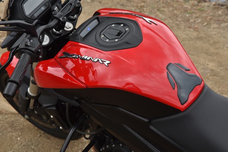 Bajaj Dominar 250 Closed Fuel Lid