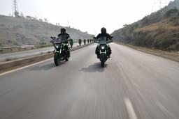 Bajaj Dominar 400 Front Left Three Quarter