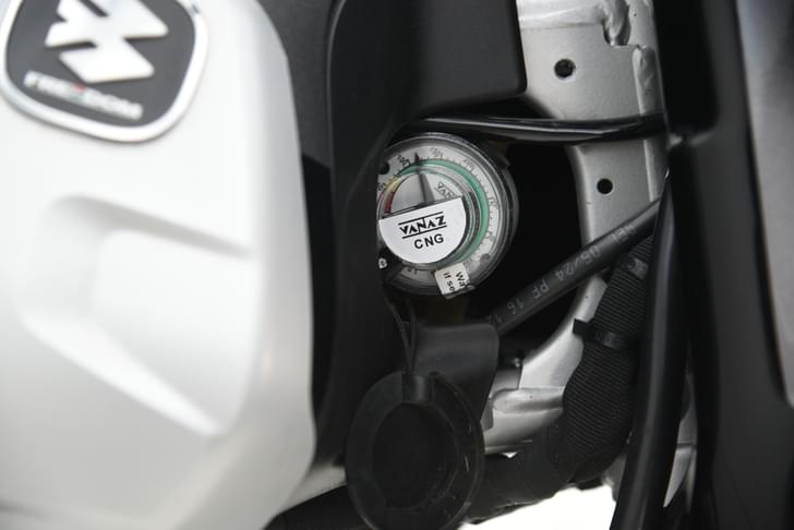Bajaj Freedom 125 Open Fuel Lid