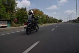 Bajaj Platina 110 H Gear Rear View