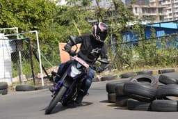 Bajaj Pulsar N125 Front Left Three Quarter