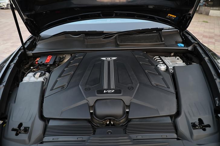 Bentley Bentayga Open Bonnet Engine Shot