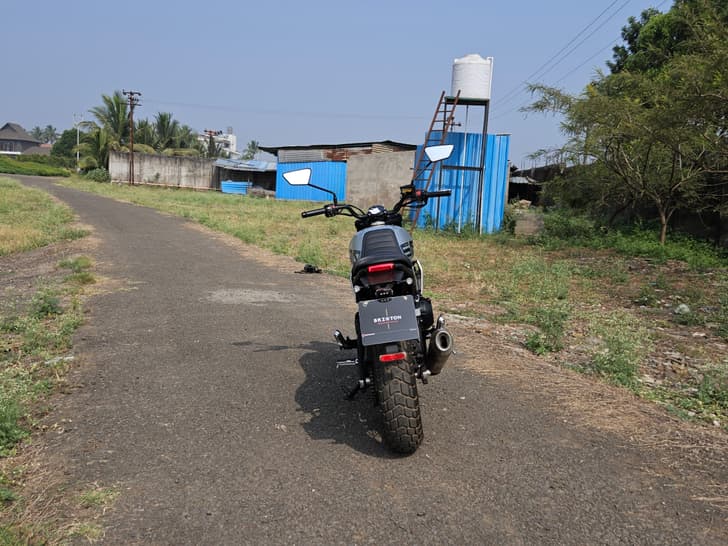 Brixton Motorcycles Crossfire 500 X Rear View