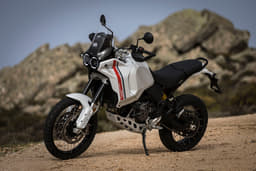 Ducati DesertX Front Left Three Quarter