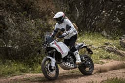 Ducati DesertX Front Left Three Quarter