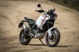 Ducati DesertX Front Left Three Quarter