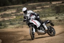 Ducati DesertX Front Right Three Quarter