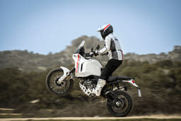 Ducati DesertX Front Right Three Quarter