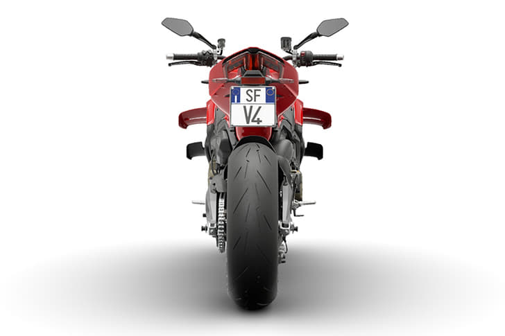 Ducati Streetfighter V4 Rear View Ducati Streetfighter V4 Rear View